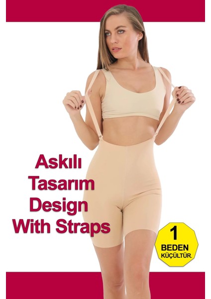 Wakor Şıklığı ve Zarafeti Bir Araya Getiren Lazer Kesim Askılı Inceltiçi Paçalı Korse