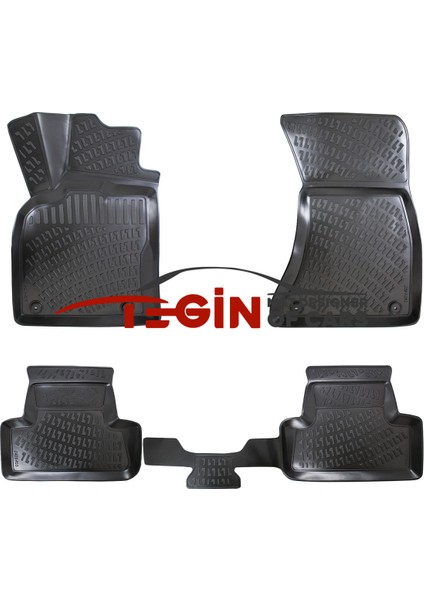 Audi Q5 Sportback 2022 3D Havuzlu Paspas Siyah