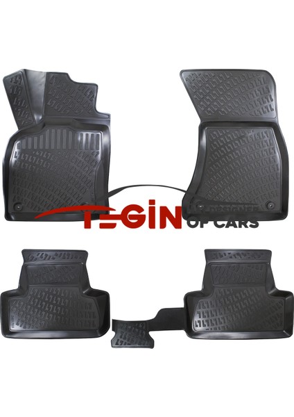 Audi Q5 2013 3D Havuzlu Paspas Siyah