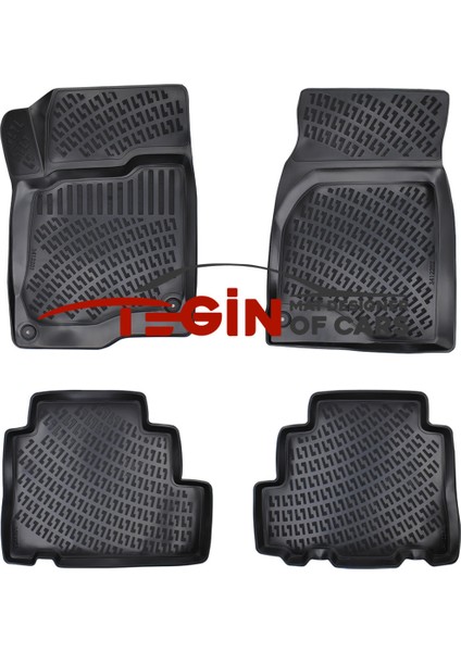 Chevrolet Captiva 2014 3D Havuzlu Paspas Siyah