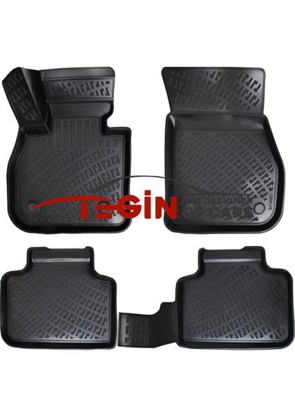 Bmw 2 Serisi Gran Coupe F44 2022 3D Havuzlu Paspas Siyah