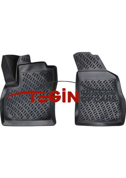 Fiat Fiorino Panelvan 2 Parça 2015 3D Havuzlu Paspas Siyah