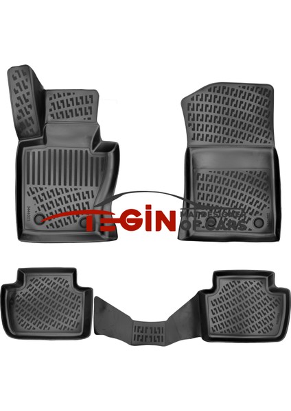 Bmw X3 E83 2009 3D Havuzlu Paspas Siyah