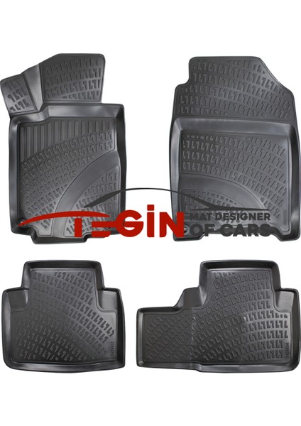 Honda Cr-V 2013 3D Havuzlu Paspas Siyah