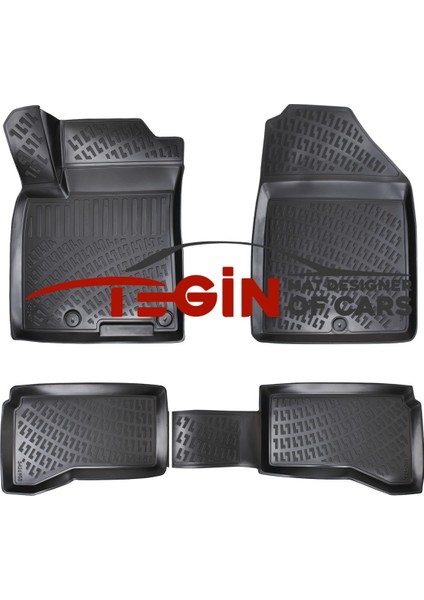 Kia Niro 2017 3D Havuzlu Paspas Siyah