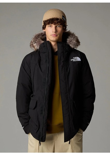 Siyah Erkek Parka NF0A5GJF4H01_M Mcmurdo Parka