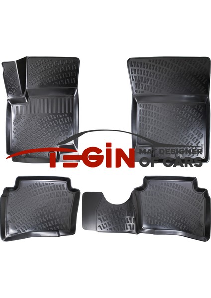 Hyundai I20 2009 3D Havuzlu Paspas Siyah