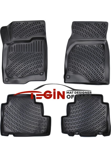 Opel Antara 3D Havuzlu Paspas 2008 Siyah