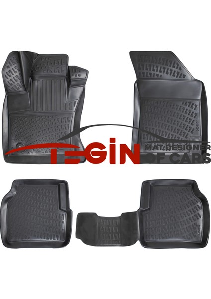 Jeep Compass 2019 3D Havuzlu Paspas Siyah