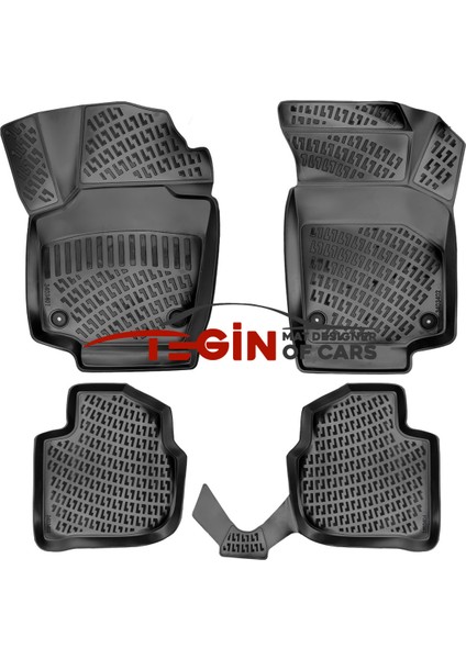 Seat Toledo 3D Havuzlu Paspas 2018 Siyah