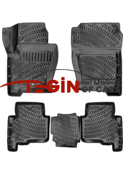 Land Rover Range Rover Sport 3D Havuzlu Paspas 2005-2013 Siyah