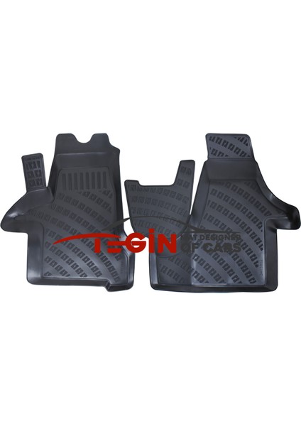 Volkswagen Transporter T5-T6 3D Havuzlu Paspas 2014 Siyah