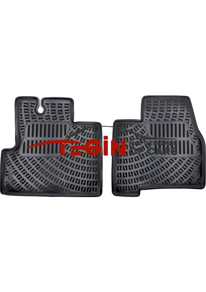 Citroen Jumper 2021 3D Havuzlu Paspas Siyah