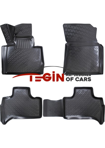 Bmw X5 E53 1999-2006 3D Havuzlu Paspas Siyah