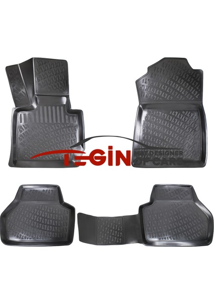 Bmw X3 F25 2011-2017 3D Havuzlu Paspas Siyah