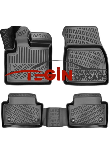Land Rover Range Rover Evoque 3D Havuzlu Paspas 2020 Siyah