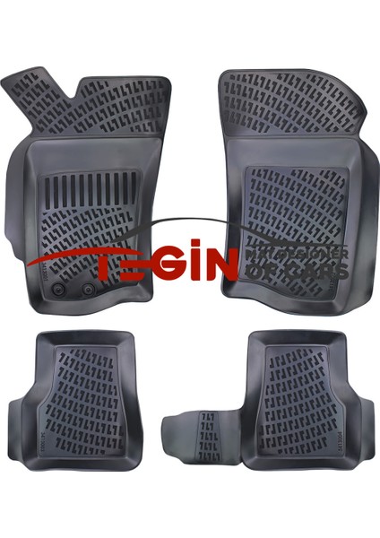 Fiat Albea 2002-2012 3D Havuzlu Paspas Siyah