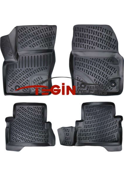 C-Max 2004 3D Havuzlu Paspas Siyah