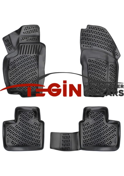 Fiat Marea 1998 3D Havuzlu Paspas Siyah