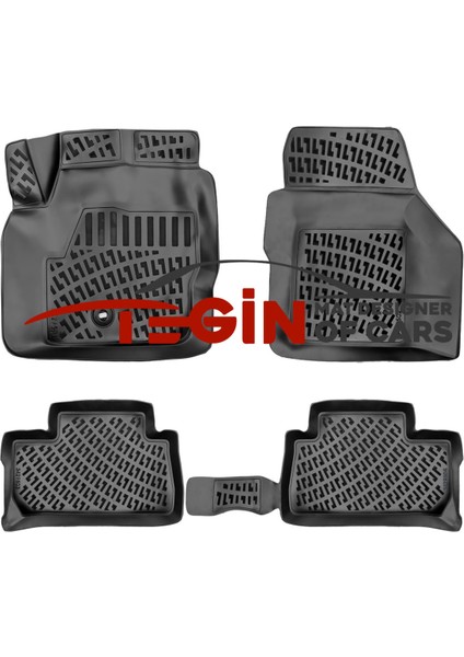 Land Rover Freelander 2 3D Havuzlu Paspas 2008 Siyah