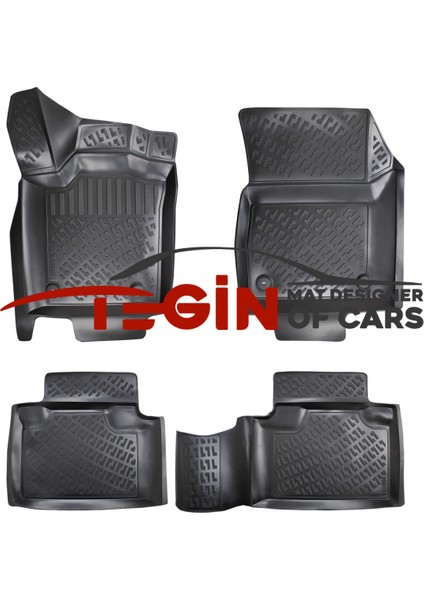 Jeep Grand Cherokee Wk2 2021 3D Havuzlu Paspas Siyah