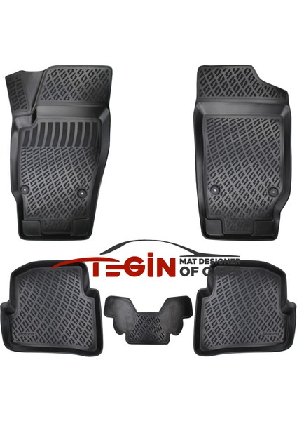 Seat Cordoba 3D Havuzlu Paspas 2006 Siyah