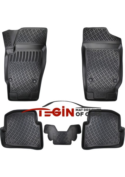 Seat Ibiza Iıı 3D Havuzlu Paspas 2002-2008 Siyah