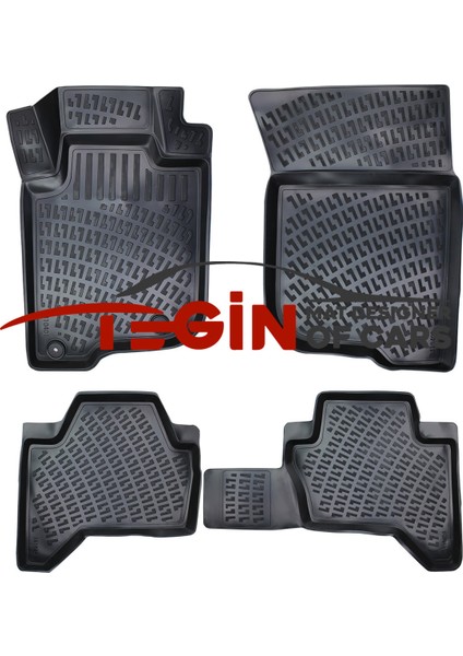 Mitsubishi Pajero 3D Havuzlu Paspas 2014 Siyah