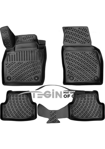 Seat Ibiza V 3D Havuzlu Paspas 2019 Siyah