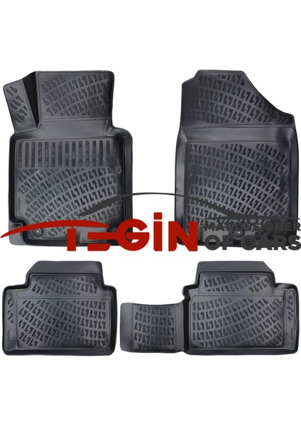 Kia Ceed 2013 3D Havuzlu Paspas Siyah