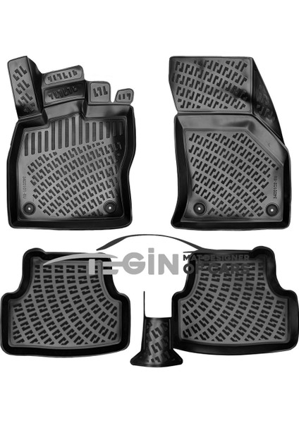 Seat Ateca 3D Havuzlu Paspas 2021 Siyah