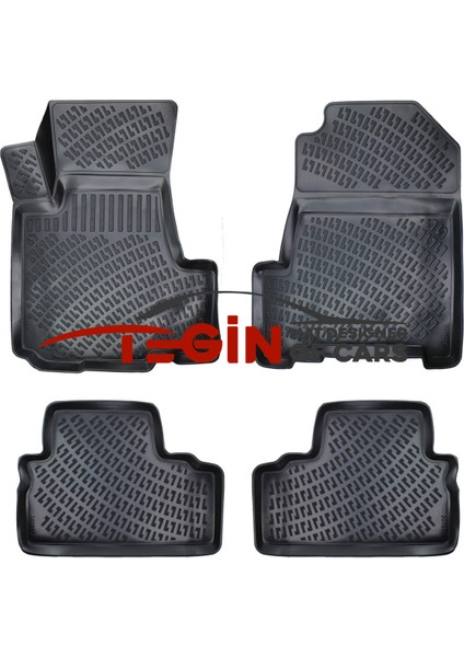 Honda Cr-V 2008 3D Havuzlu Paspas Siyah