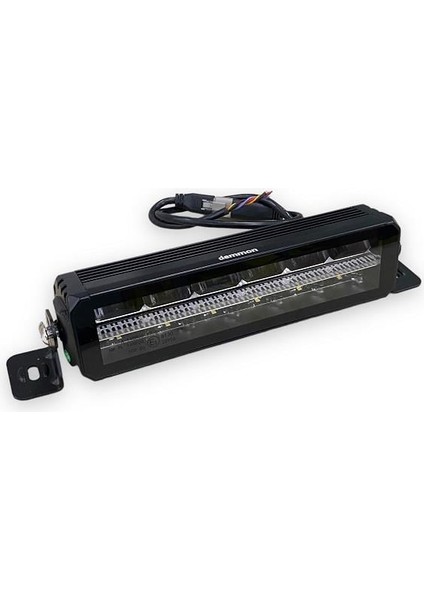 10V-30V LED Bar Off-Road Ortası Gündüz Ledli Turuncu-Beyaz (30 Cm)