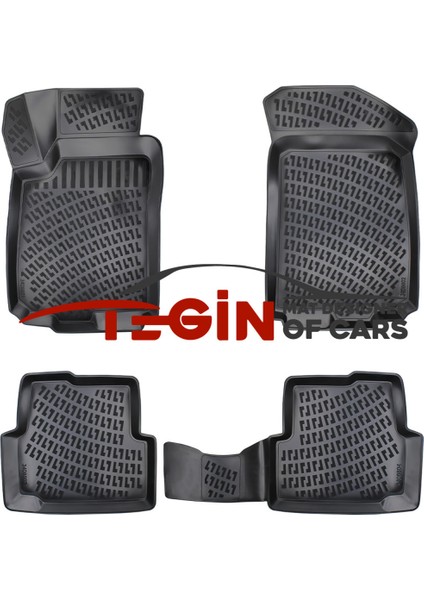 Chevrolet Aveo 2013 3D Havuzlu Paspas Siyah