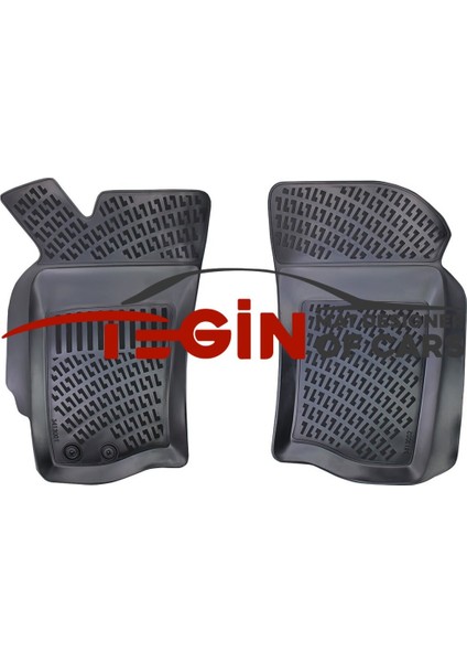 Fiat Palio Panelvan 2 Parça 2003 3D Havuzlu Paspas Siyah