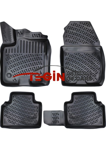 Courier 2018 3D Havuzlu Paspas Siyah