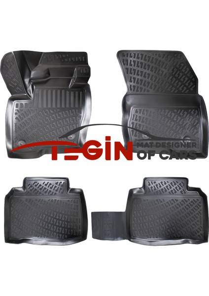 S-Max 2015 3D Havuzlu Paspas Siyah
