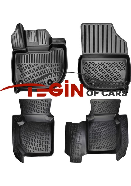 Honda Hr-V 2023 3D Havuzlu Paspas Siyah