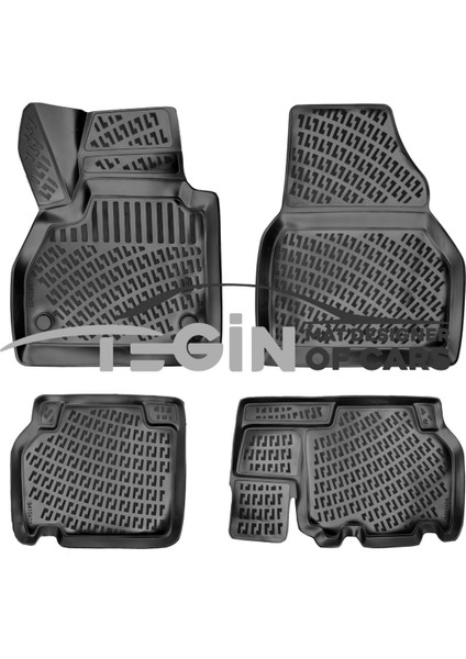 Mercedes Citan 3D Havuzlu Paspas 2015 Siyah