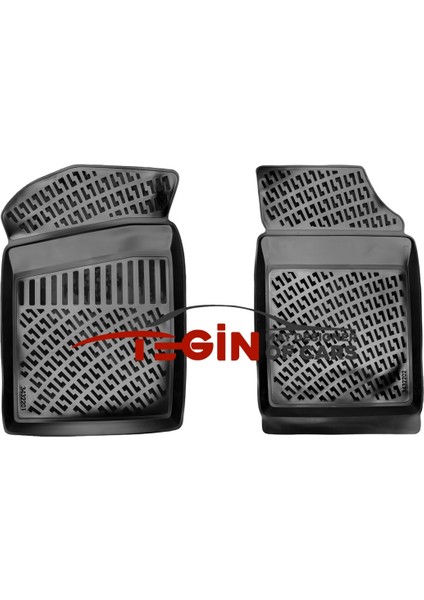 Renault Kangoo Panelvan 3D Havuzlu Paspas 2006 Siyah