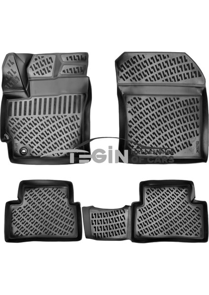 Toyota Corolla Hb 3D Havuzlu Paspas 2020 Siyah