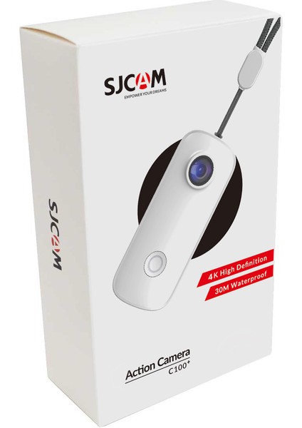 SJCAM C100+ 4K UHD 2160p WiFi 15MP EIS 115° H.265 30 Metre Su Geçirmezlik Mini Aksiyon Kamerası Sarı