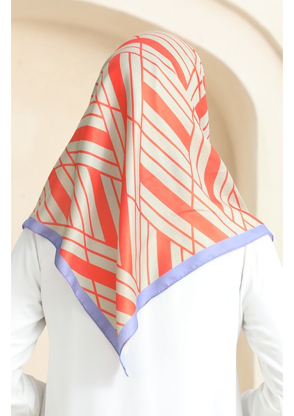 Soft Pamuk Eşarp 19093-18 Bej Turuncu modelleri