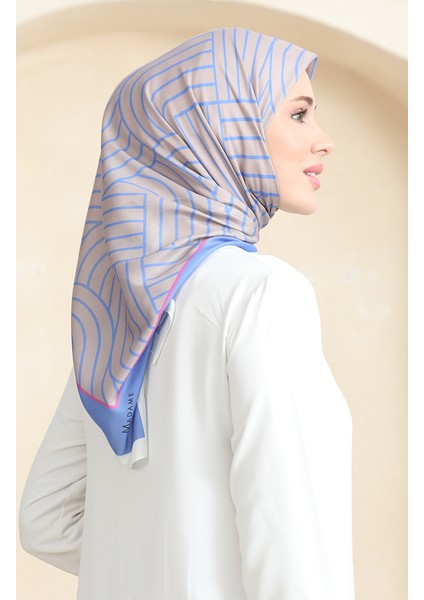 Soft Pamuk Eşarp 19089-20 Vizon Kot Mavi fiyatları