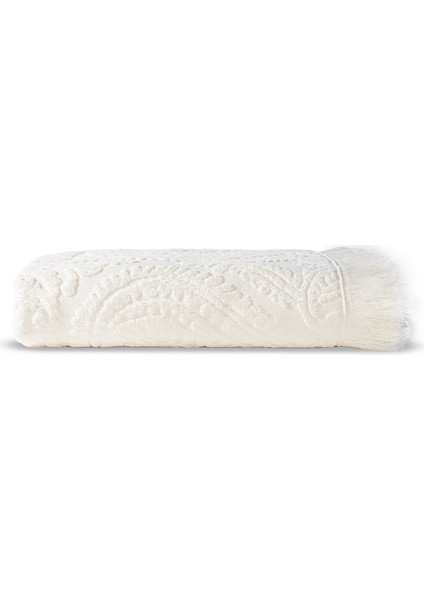 Queens Bath - Banyo Havlusu - 70x140 cm - Ekru modelleri