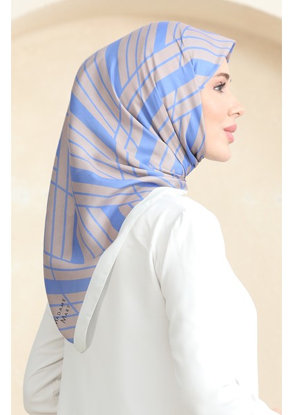 Soft Pamuk Eşarp 19093-20 Vizon Kot Mavi fiyatları