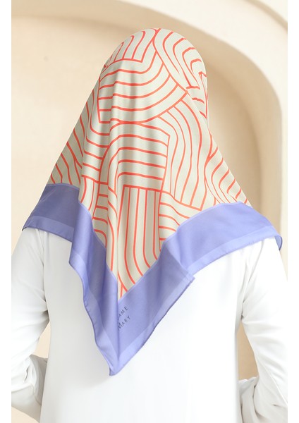 Soft Pamuk Eşarp 19089-18 Bej Turuncu modelleri