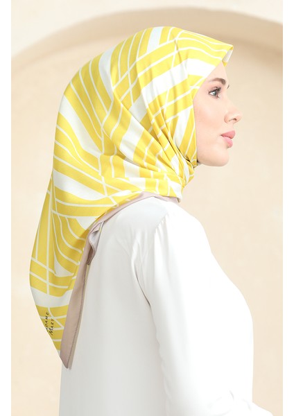 Soft Pamuk Eşarp 19093-07 Beyaz Sarı fiyatları