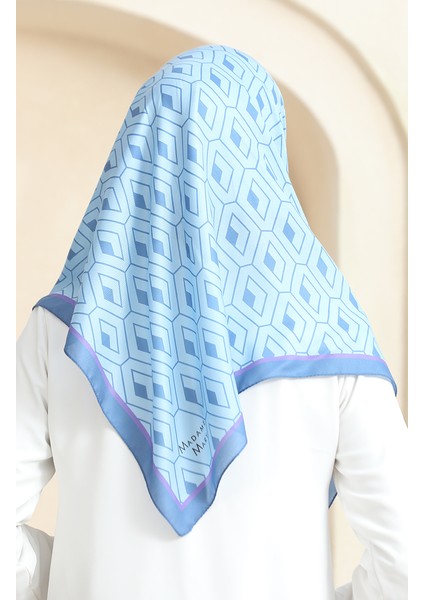 Soft Pamuk Eşarp 19094-05 Indigo Kot Mavi modelleri