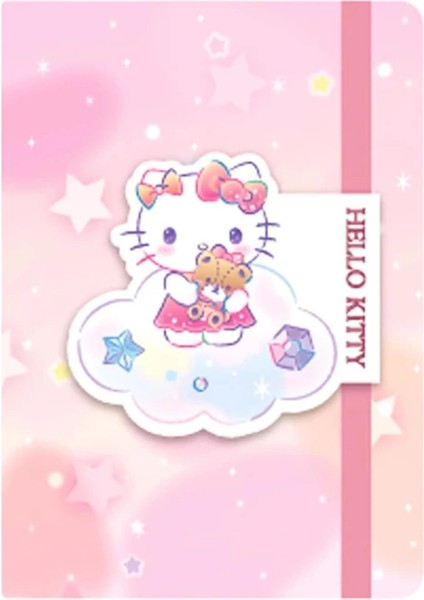 Sanrio Lisanslı A5 Lastikli Ciltli Defter (80 Yaprak) - Hello Kitty